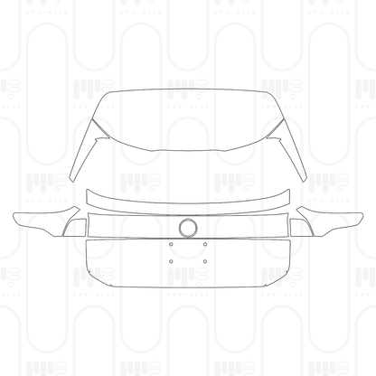 PPF prédécoupé Volkswagen Tiguan (EU) R-Line 2026