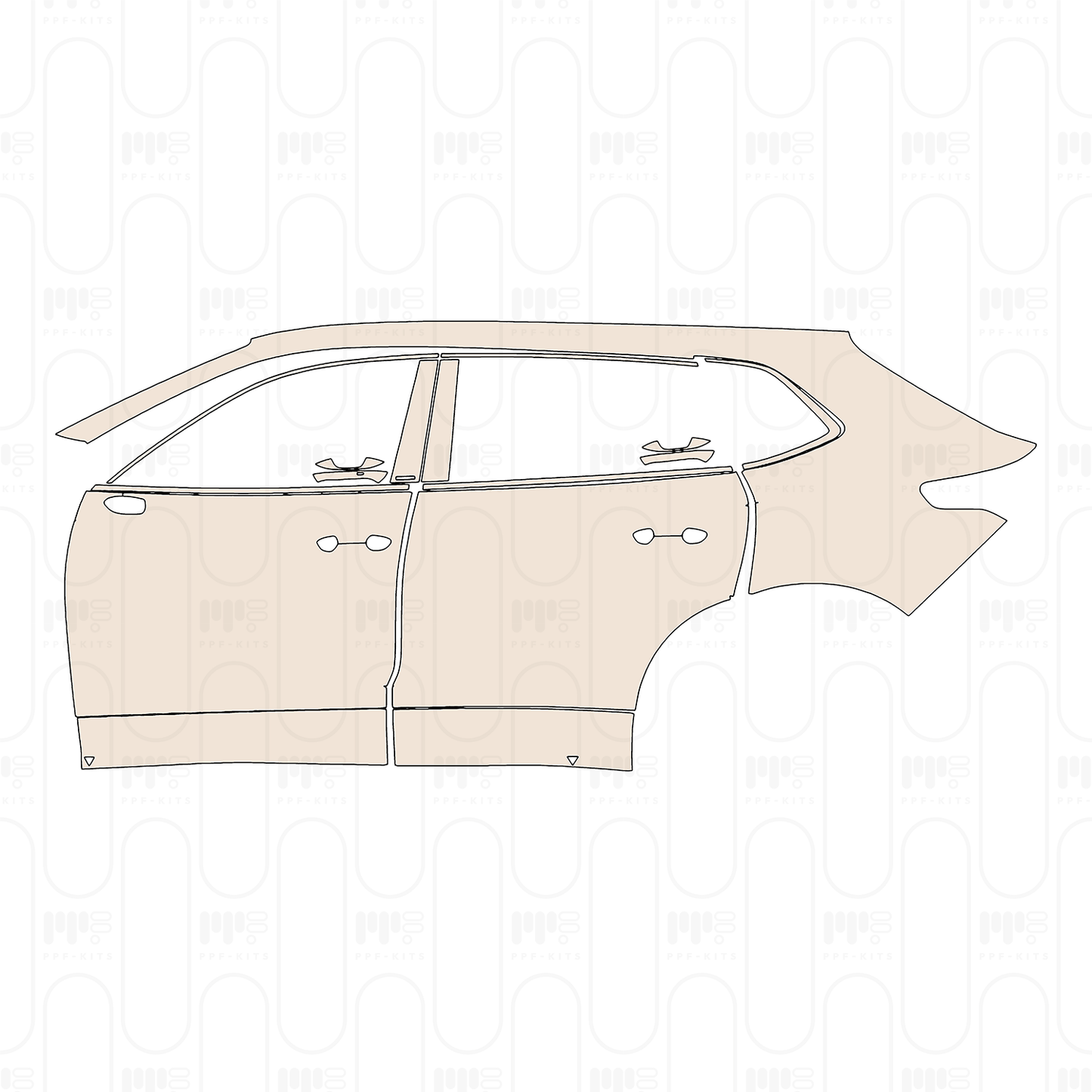 PPF prédécoupé Volkswagen Tiguan L Pro Base 2026