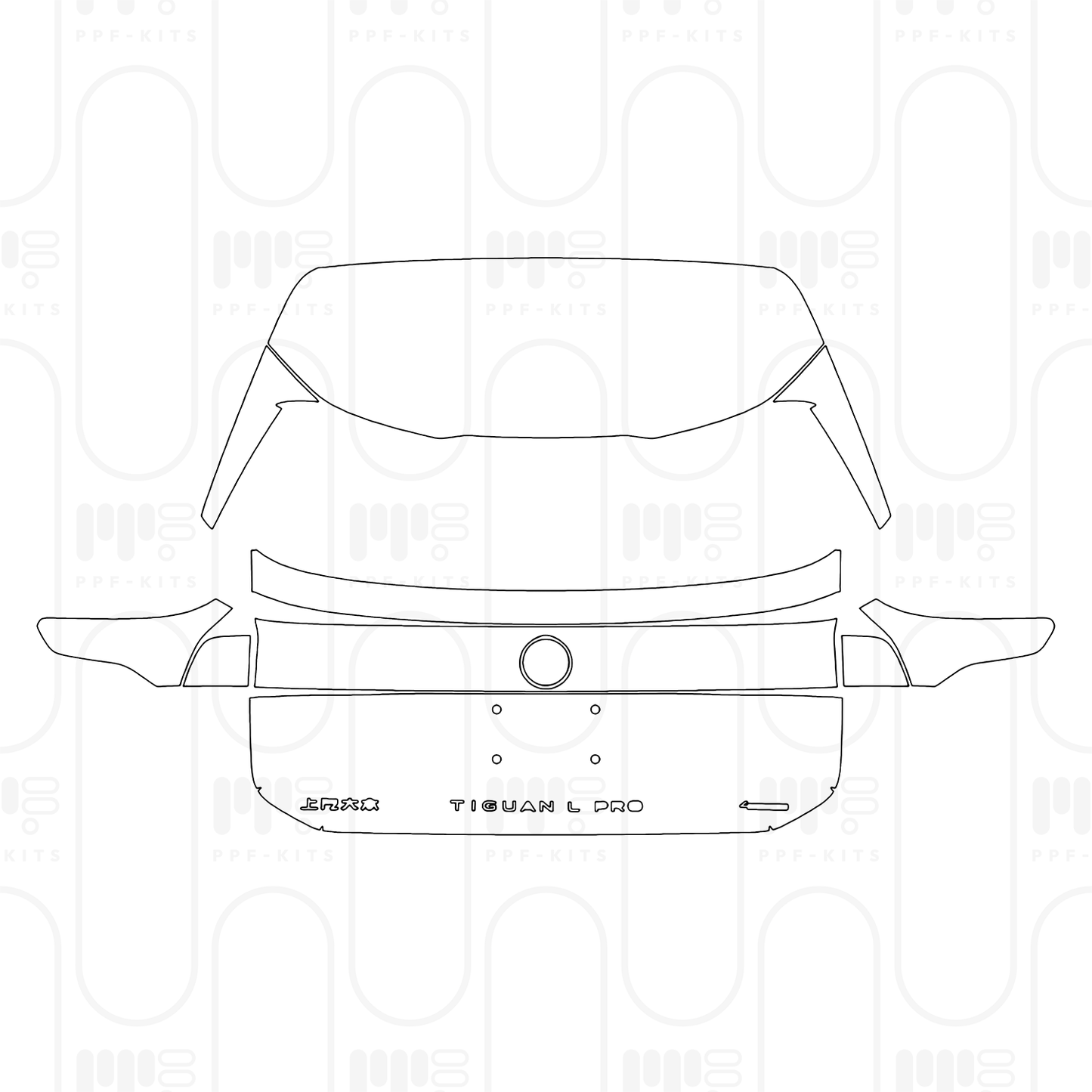 PPF prédécoupé Volkswagen Tiguan L Pro R-Line 2026