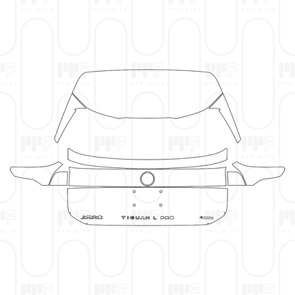 PPF prédécoupé Volkswagen Tiguan L Pro R-Line 2026