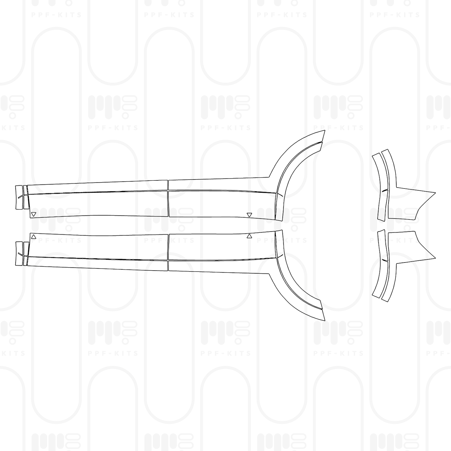 PPF prédécoupé Volkswagen Tiguan L Pro R-Line 2026