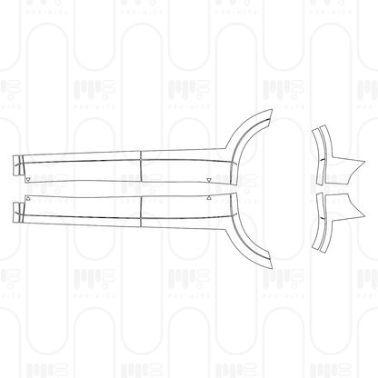 PPF prédécoupé Volkswagen Tiguan L Pro R-Line 2026