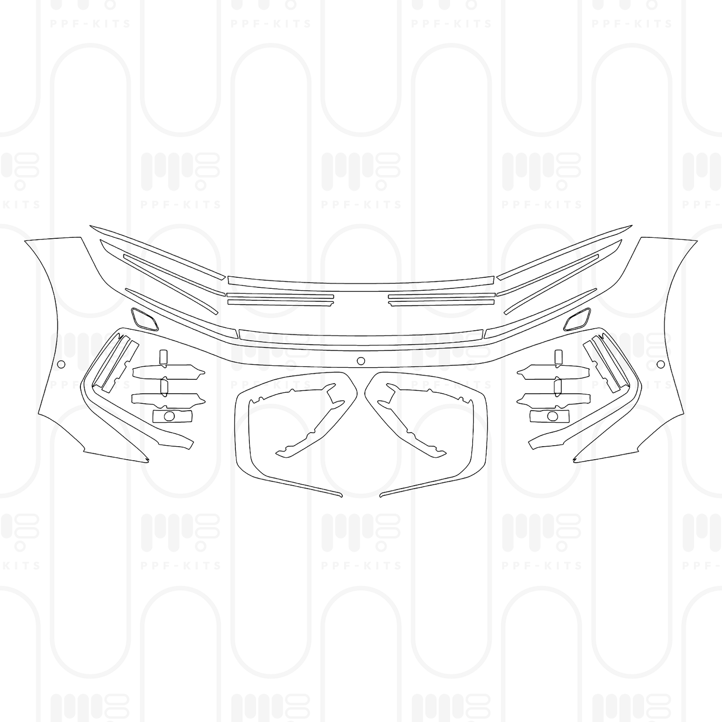 PPF prédécoupé Volkswagen Touareg R-Line 2025