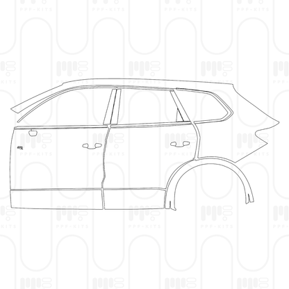 PPF prédécoupé Volkswagen Touareg R-Line 2025
