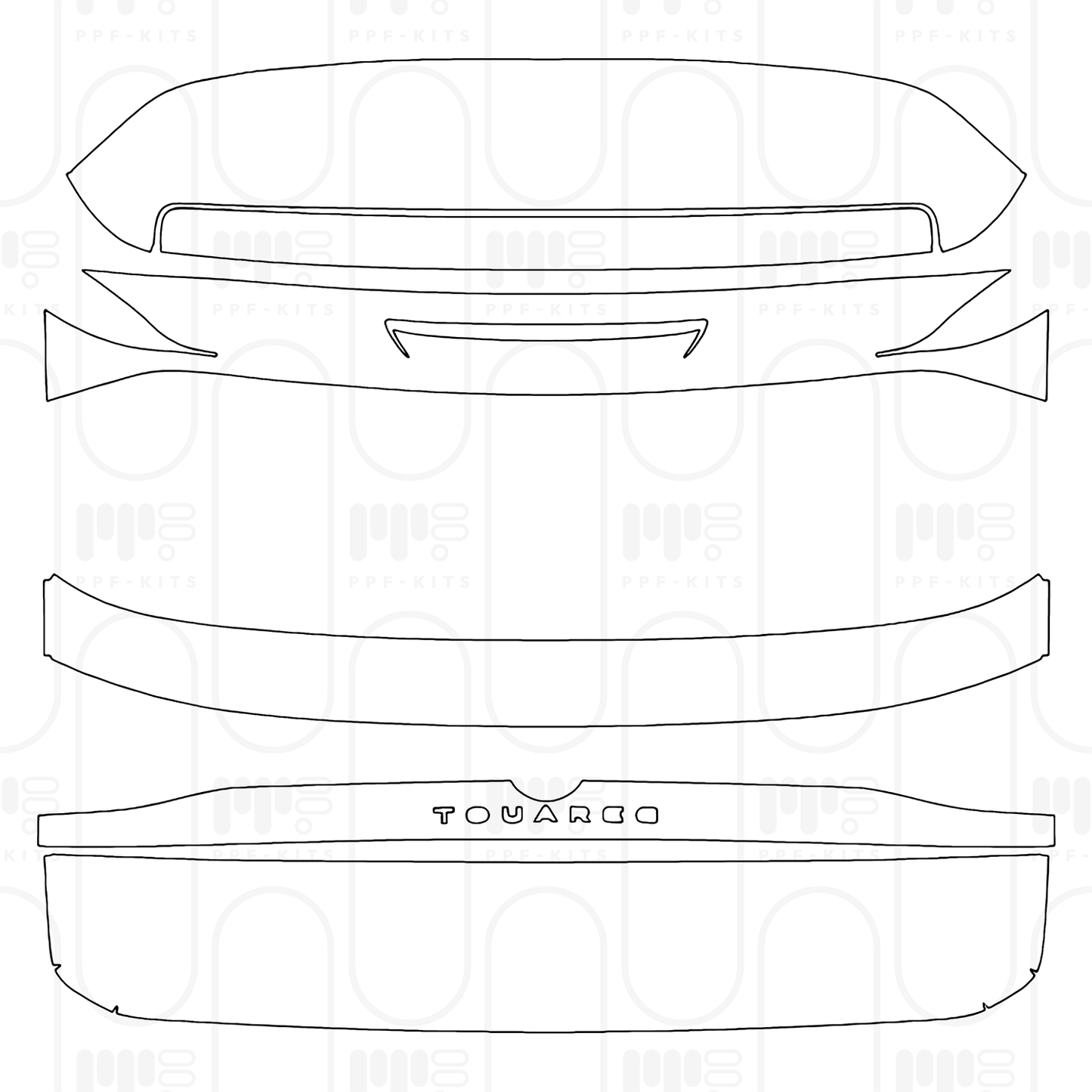 PPF prédécoupé Volkswagen Touareg R-Line 2025