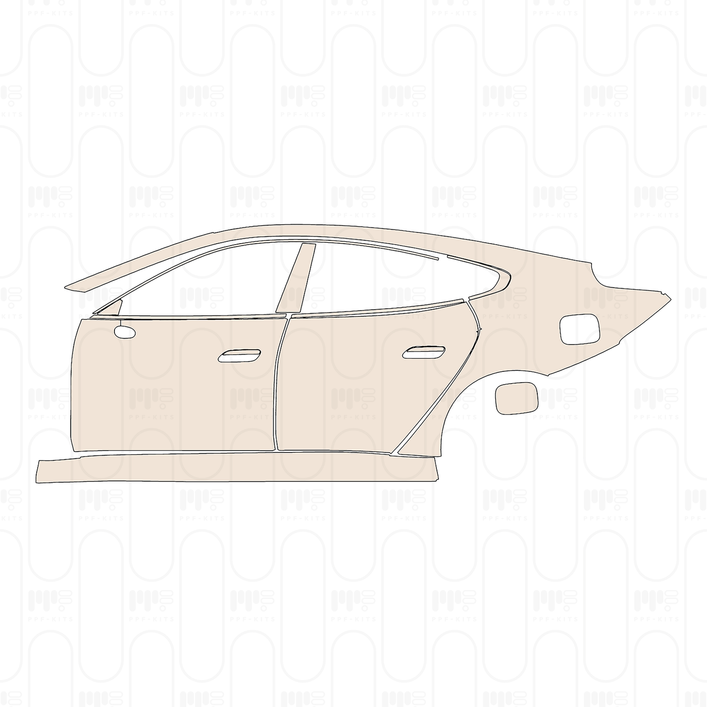 PPF prédécoupé Xiaomi SU7 2025
