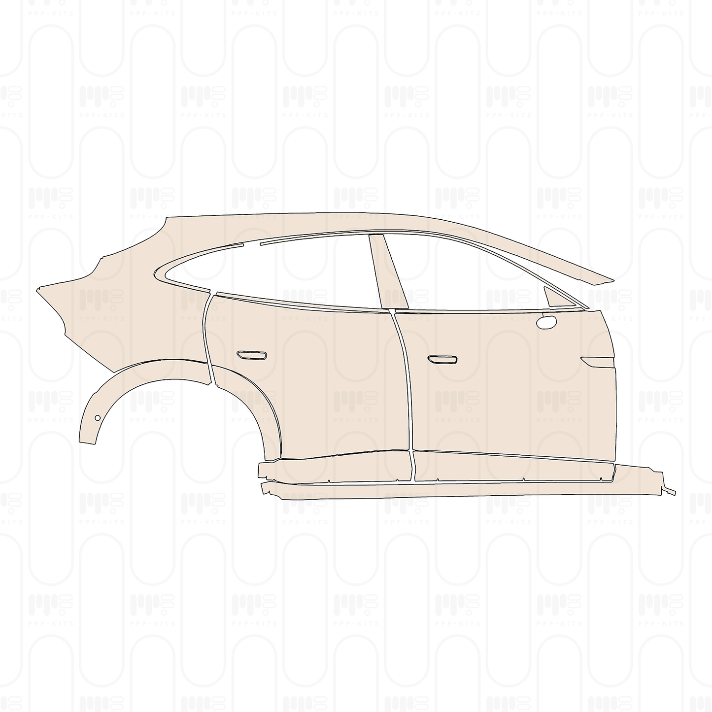 PPF prédécoupé Xiaomi YU7 2025