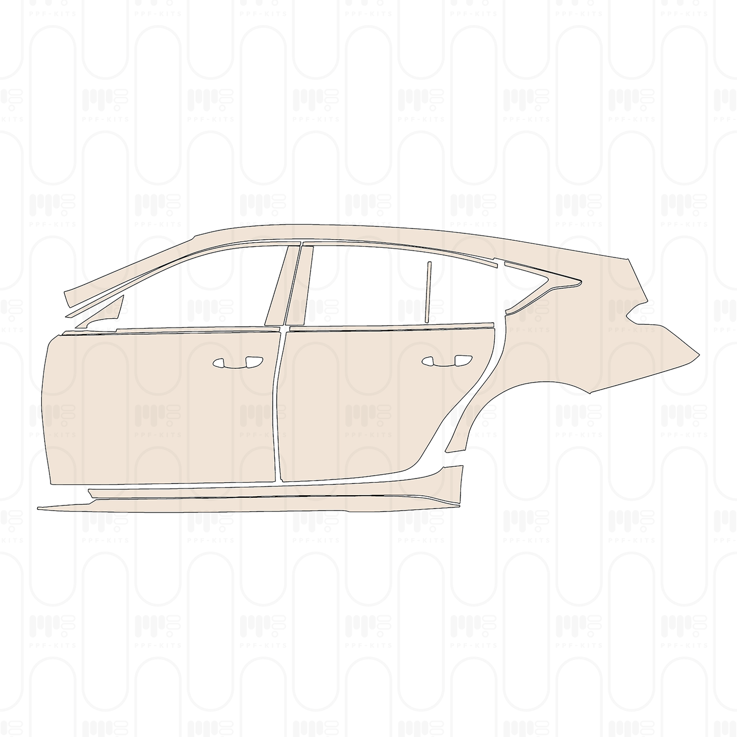 PPF prédécoupé Cadillac CT5 V-Series Blakwing 2026