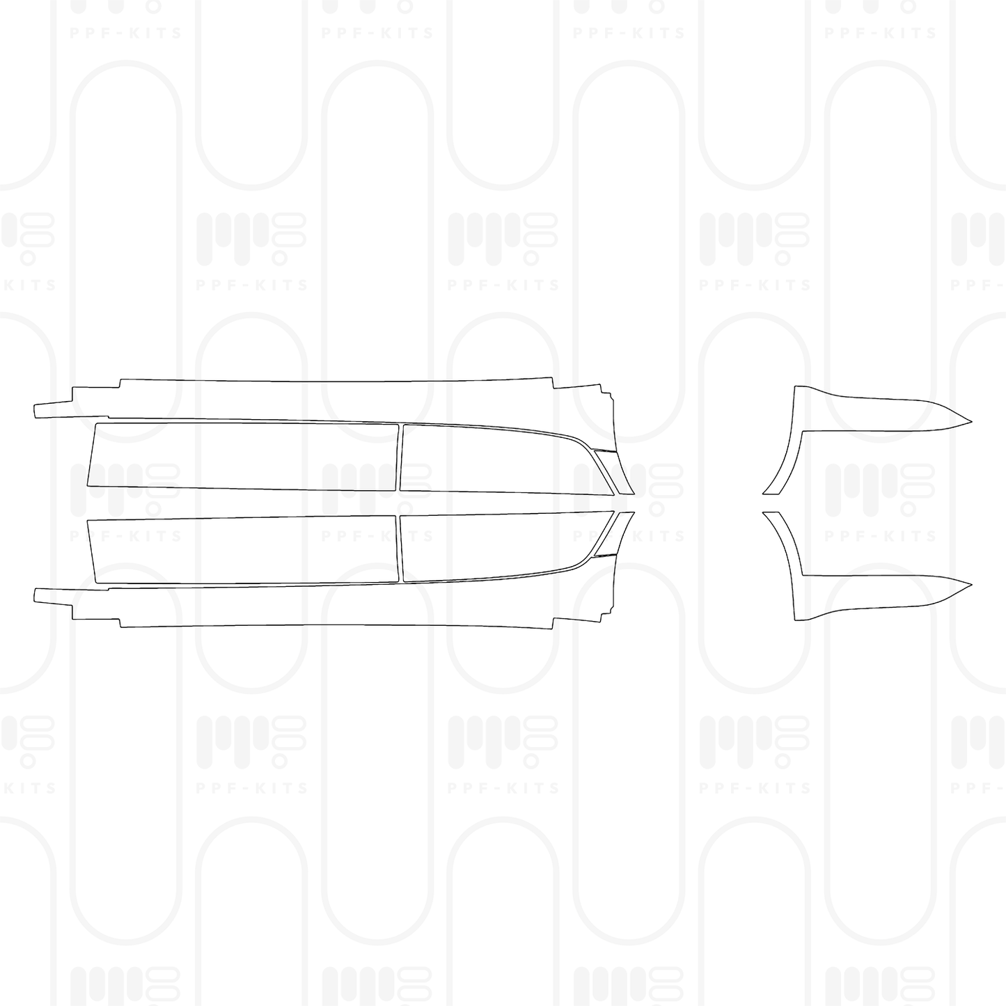 PPF prédécoupé Cadillac CT5 (US) Luxury 2026