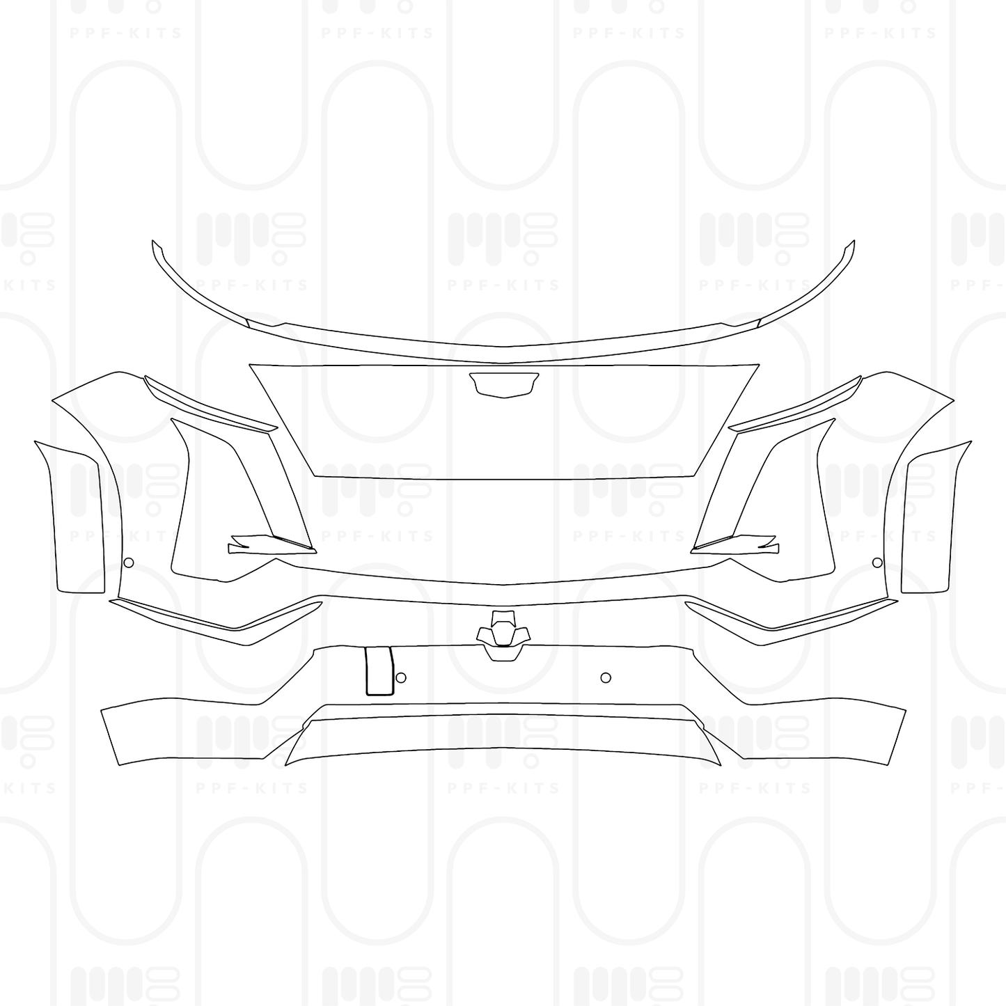 PPF prédécoupé Cadillac Vistiq Sport 2026