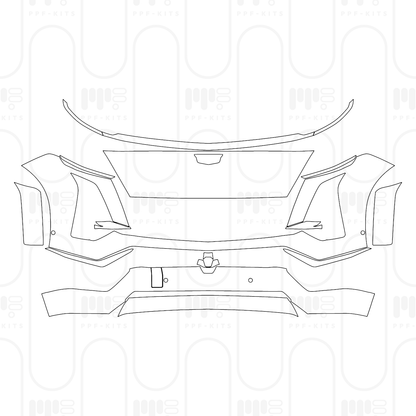 PPF prédécoupé Cadillac Vistiq Sport 2026