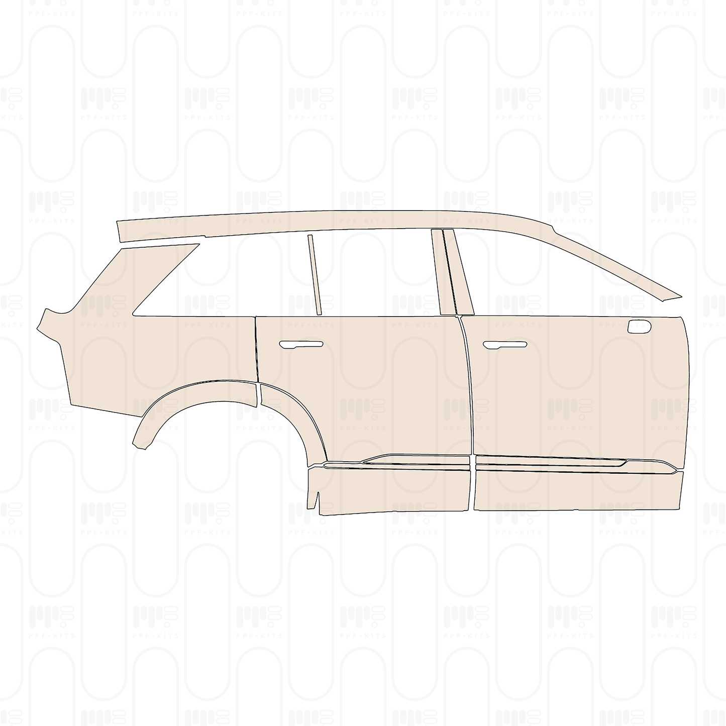 PPF prédécoupé Cadillac Vistiq Sport 2026