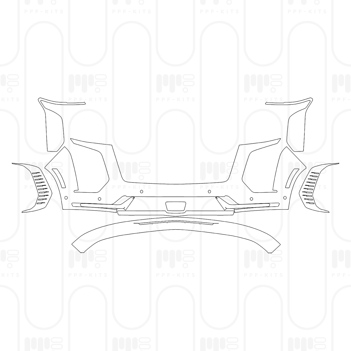 PPF prédécoupé Cadillac Escalade Standard Wheelbase Luxury 2026