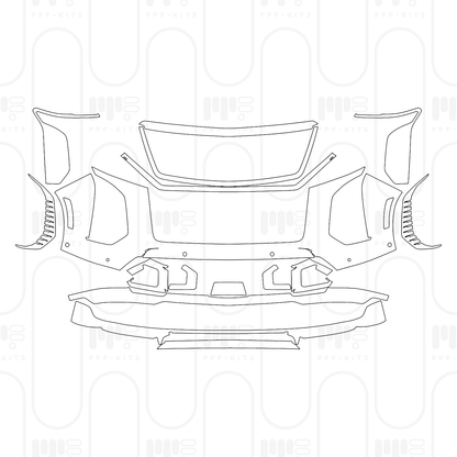 PPF prédécoupé Cadillac Escalade-V Standard Wheelbase 2026