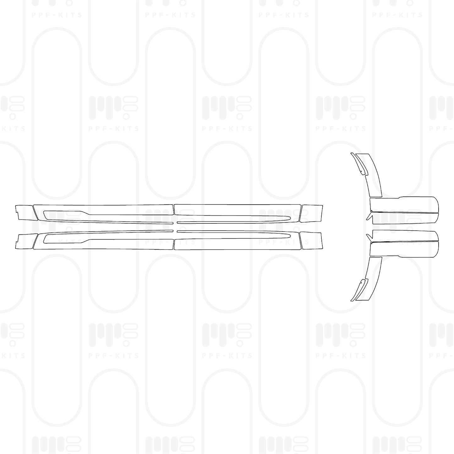 PPF prédécoupé Cadillac Escalade-V ESV 2026