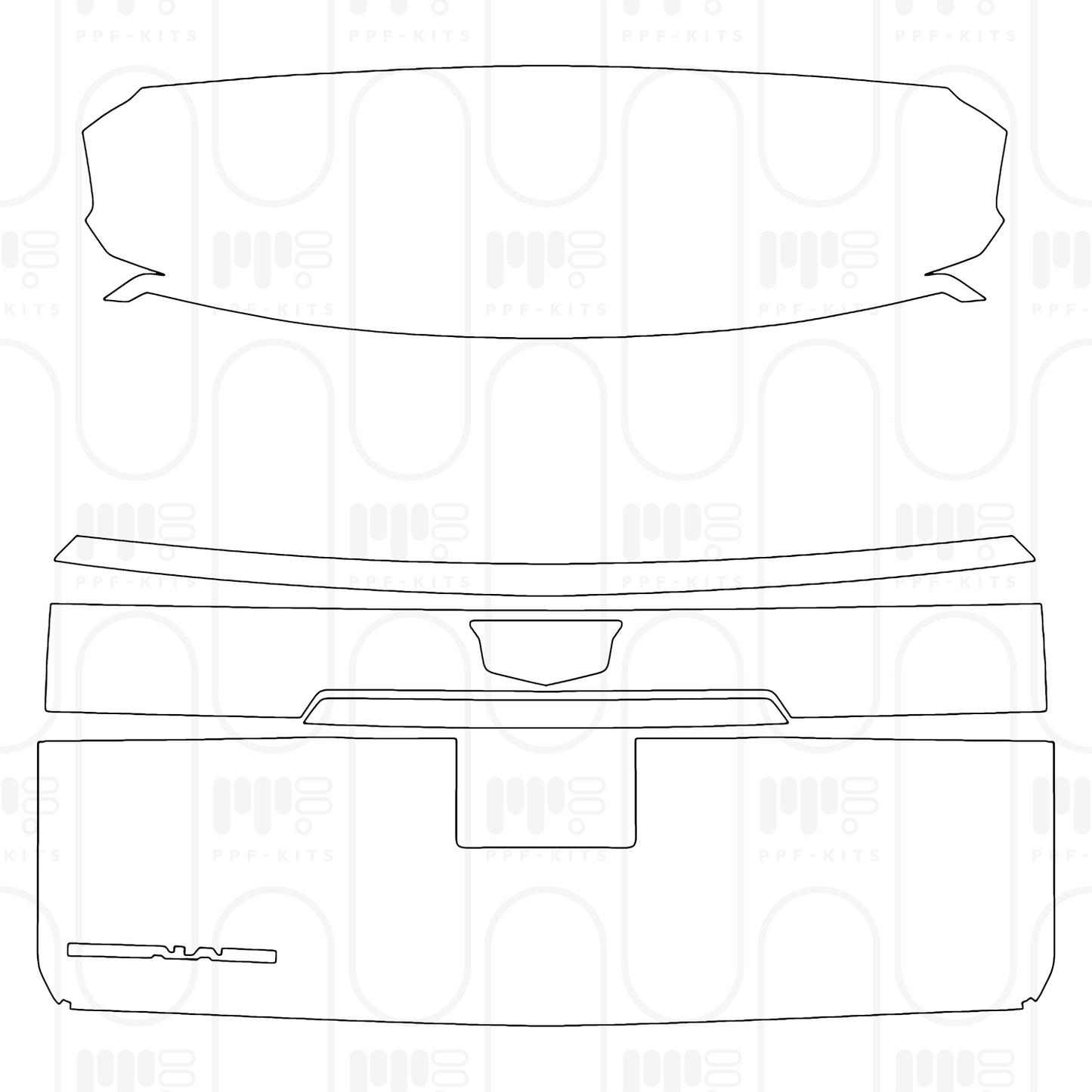 PPF prédécoupé Cadillac Escalade Standard Wheelbase Luxury 2026