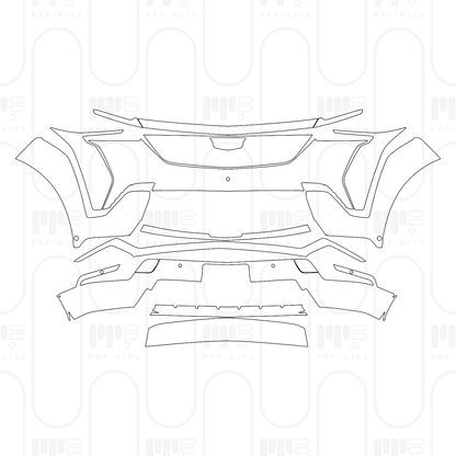 PPF prédécoupé Cadillac Escalade IQ Luxury 2026