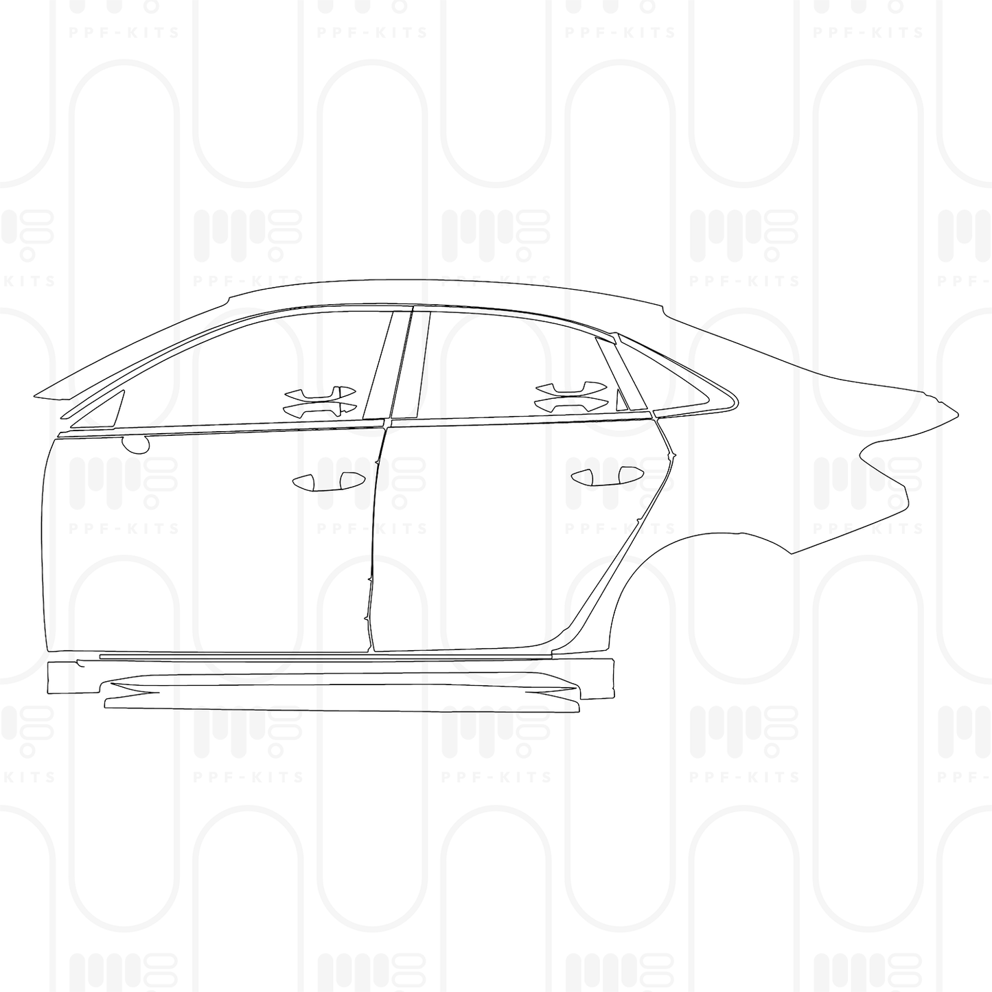 Pre-Cut PPF Audi A3 Sedan RS3 2026