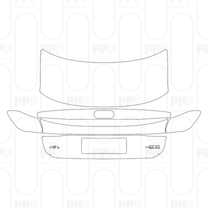 PPF prédécoupé Audi A5 A5L Saloon Gan Kun Intelligent Driving Edition 2026