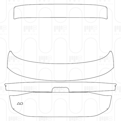 PPF prédécoupé Audi A6 e-tron A6 Sportback e-tron Base 2026