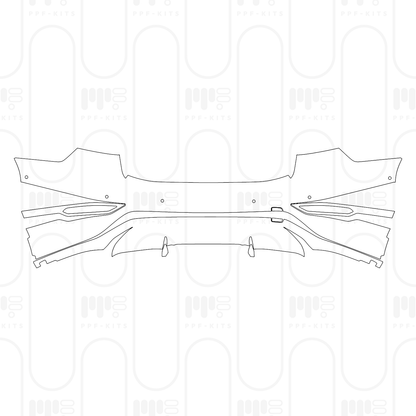 PPF prédécoupé Audi A6 e-tron A6 Sportback e-tron Base 2026