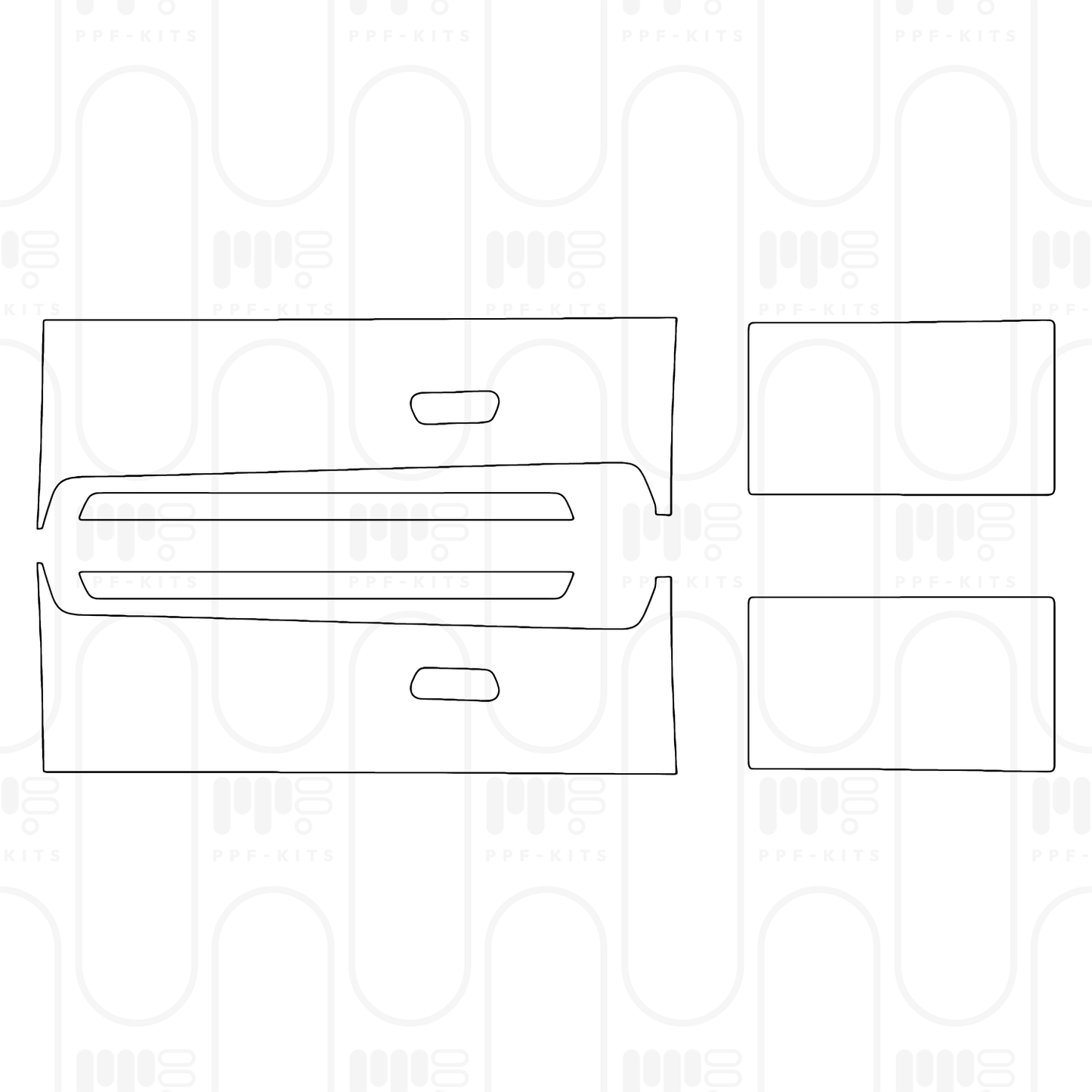 PPF prédécoupé Audi A6 e-tron A6 Sportback e-tron Base 2026