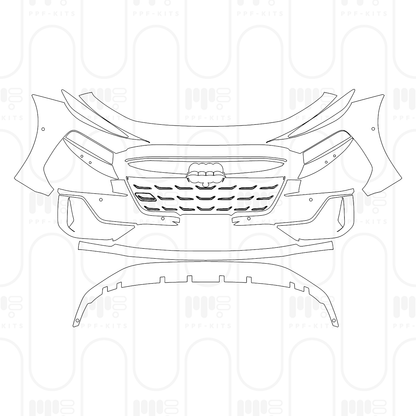 PPF prédécoupé Audi A6 e-tron S6 Sportback e-tron 2026