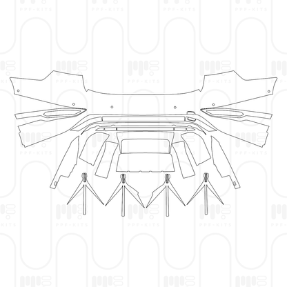 PPF prédécoupé Audi A6 e-tron S6 Sportback e-tron 2026