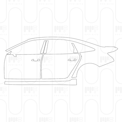 PPF prédécoupé Audi A6 A6L Base 2026