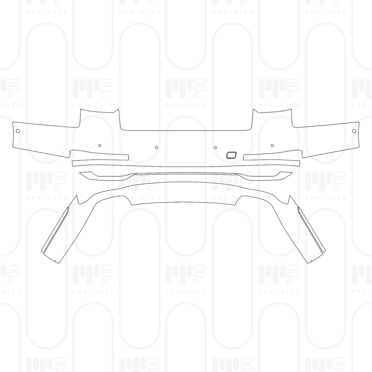 PPF prédécoupé Audi A8 (Standard Wheelbase) Base 2026