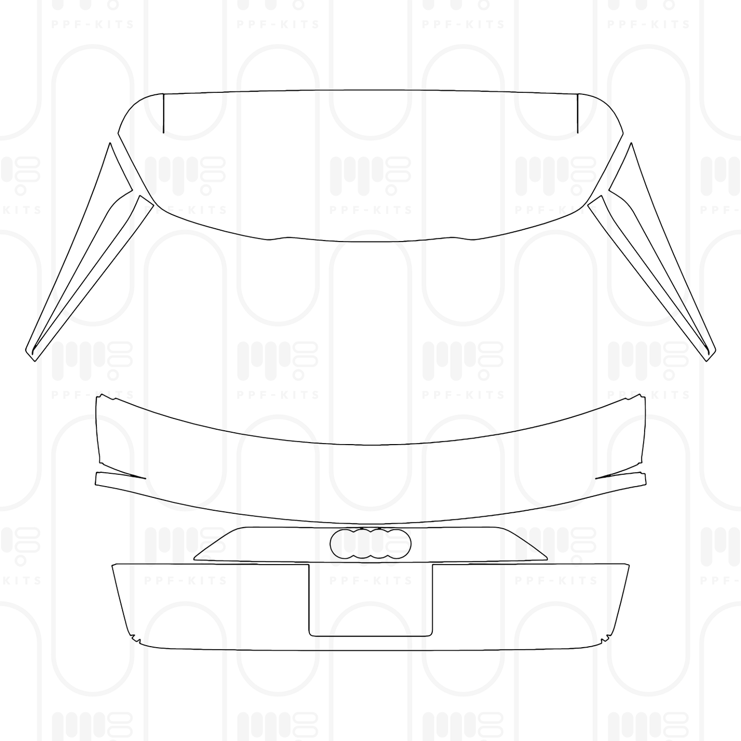 PPF prédécoupé Audi Q8 RS Q8 2026