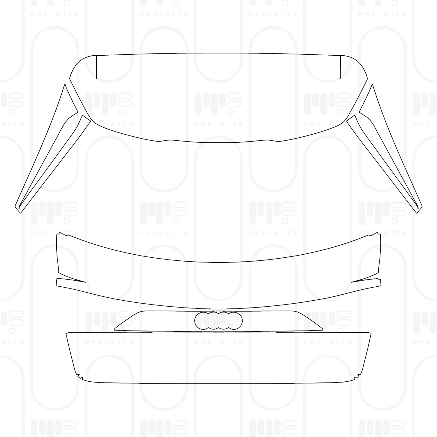PPF prédécoupé Audi Q8 RS Q8 2026