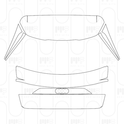 PPF prédécoupé Audi Q8 RS Q8 2026
