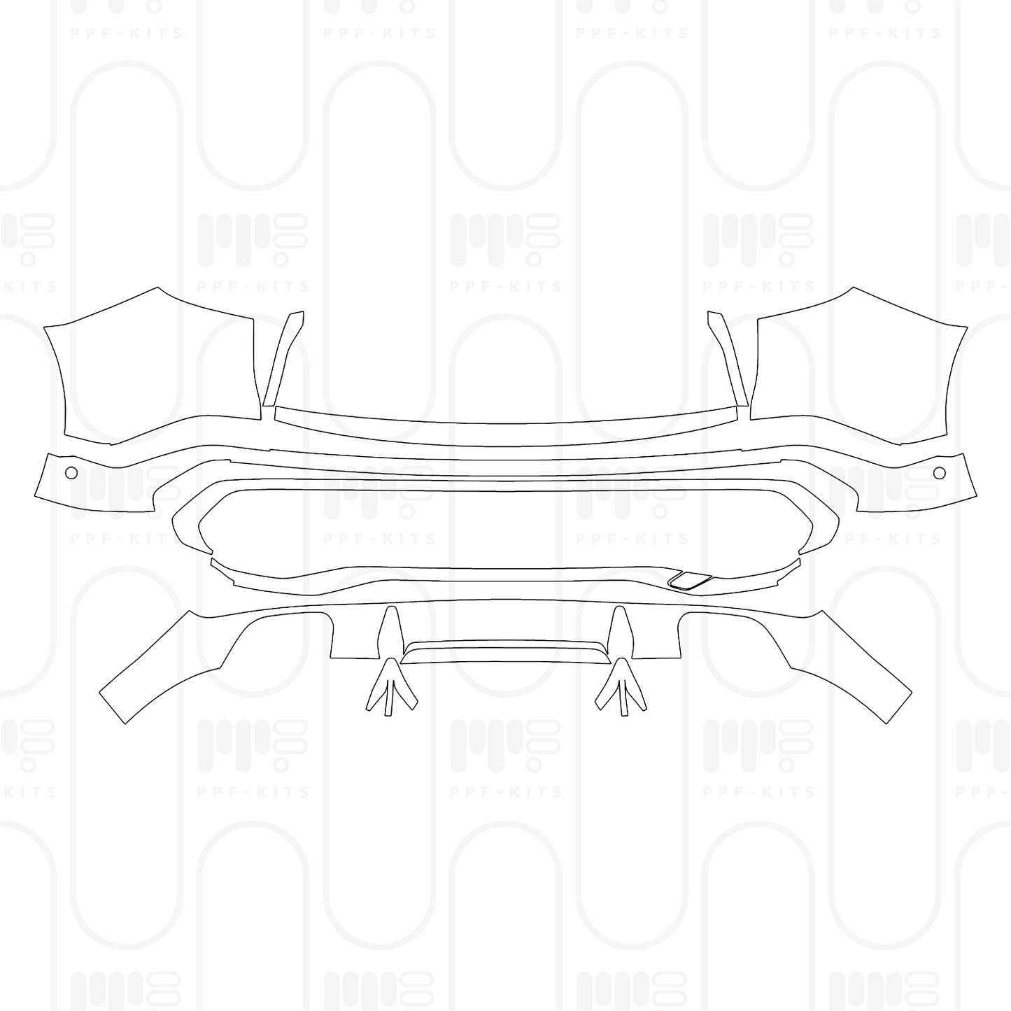 PPF prédécoupé Audi Q5 Standard Wheelbase S-line 2026