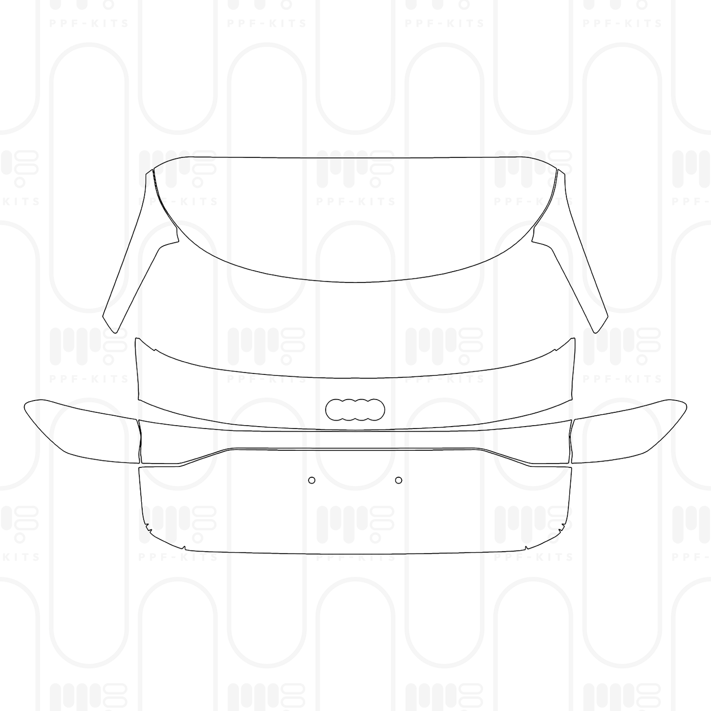 PPF prédécoupé Audi Q6 e-tron SUV SQ6 e-tron 2026