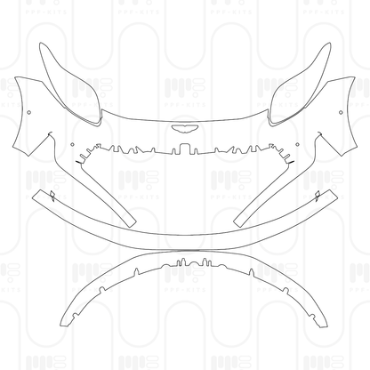 PPF prédécoupé Aston Martin DB12 Volante 2026