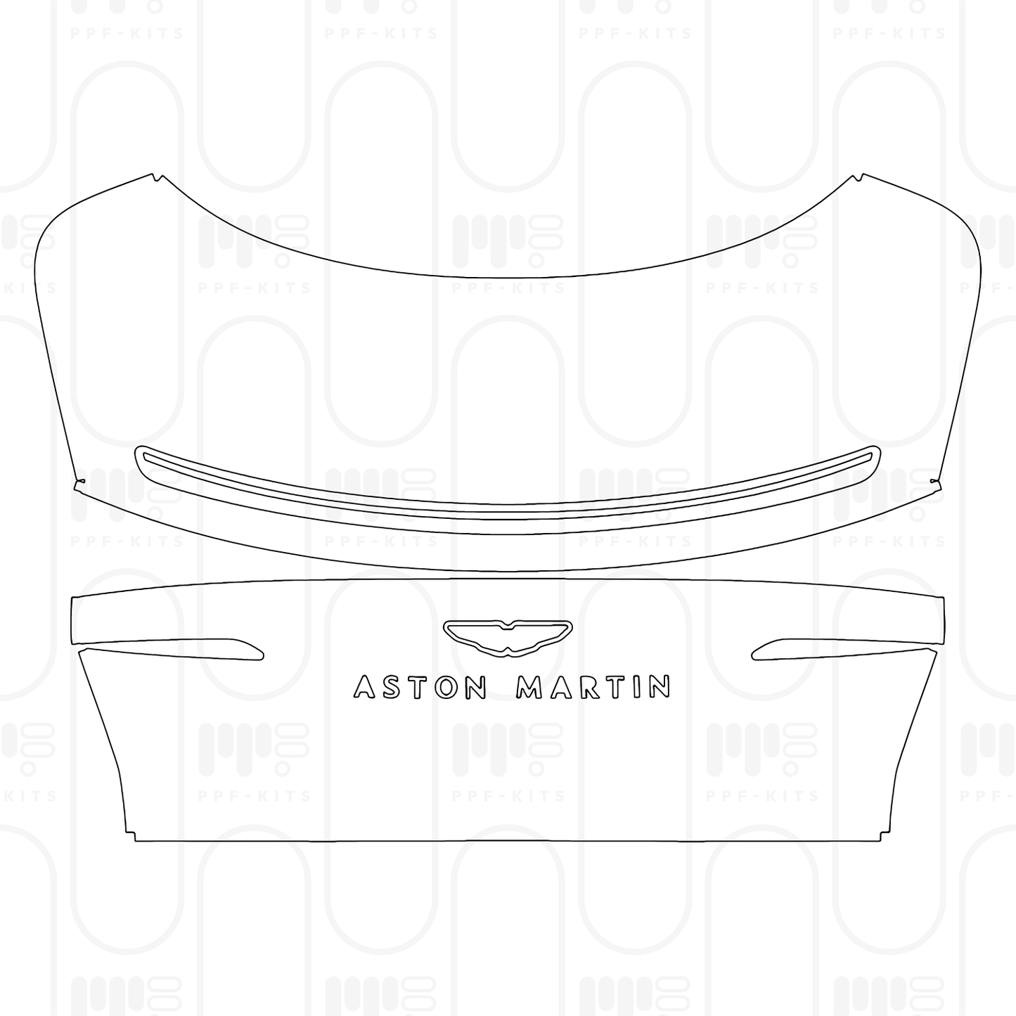 PPF prédécoupé Aston Martin DB12 Coupe 2026