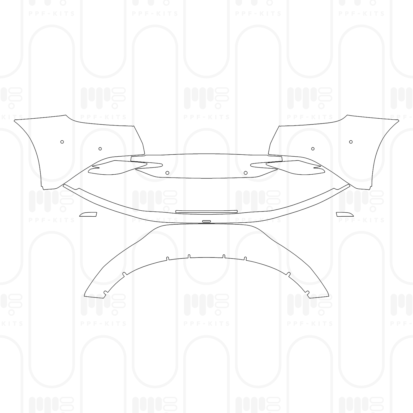 PPF prédécoupé Aston Martin DB12 Volante 2026