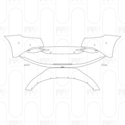 PPF prédécoupé Aston Martin DB12 Volante 2026