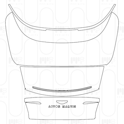 PPF prédécoupé Aston Martin DB12 Volante 2026