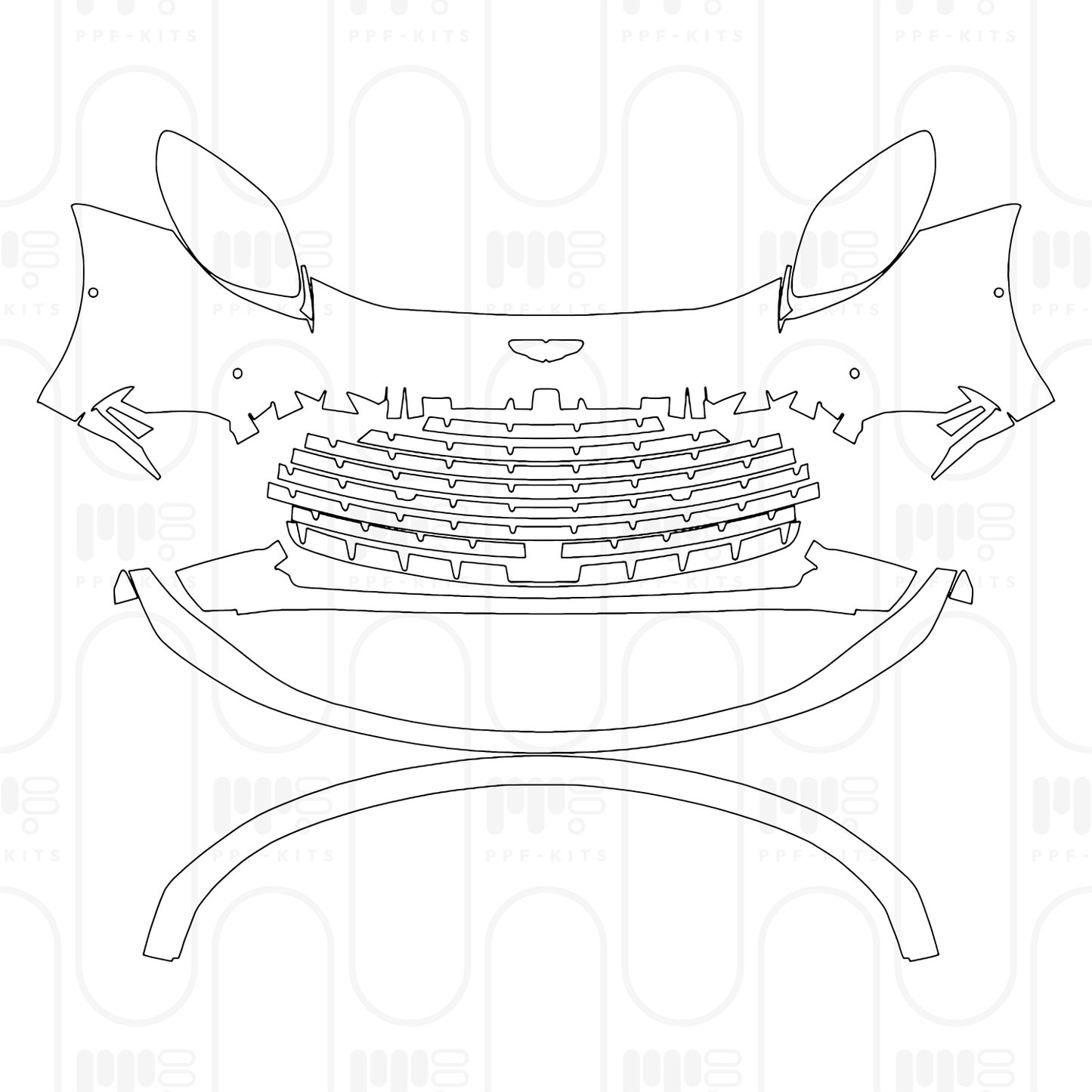 PPF prédécoupé Aston Martin Vanquish Coupe 2026