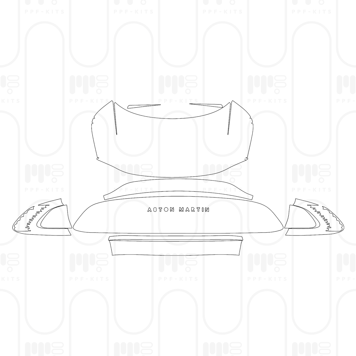 PPF prédécoupé Aston Martin Vanquish Coupe 2026