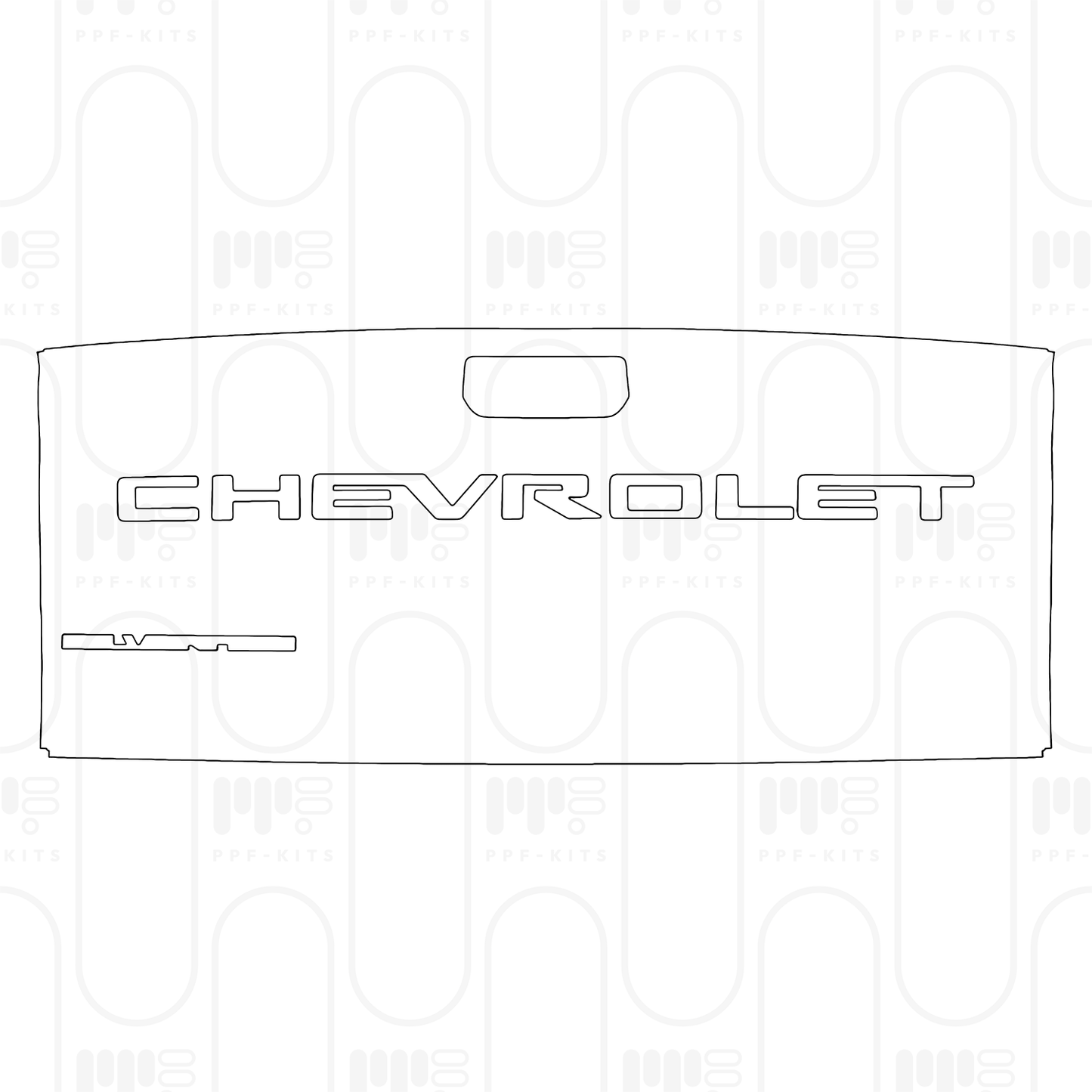 PPF prédécoupé Chevrolet Silverado 1500 WT 2026