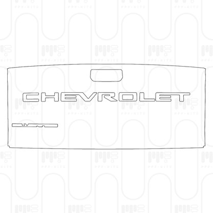 PPF prédécoupé Chevrolet Silverado 1500 WT 2026