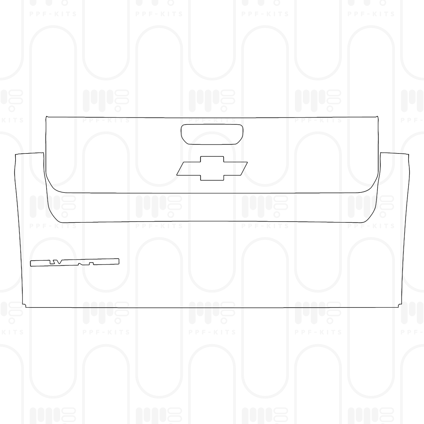 PPF prédécoupé Chevrolet Silverado 1500 WT 2026
