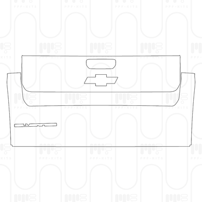 PPF prédécoupé Chevrolet Silverado 1500 WT 2026