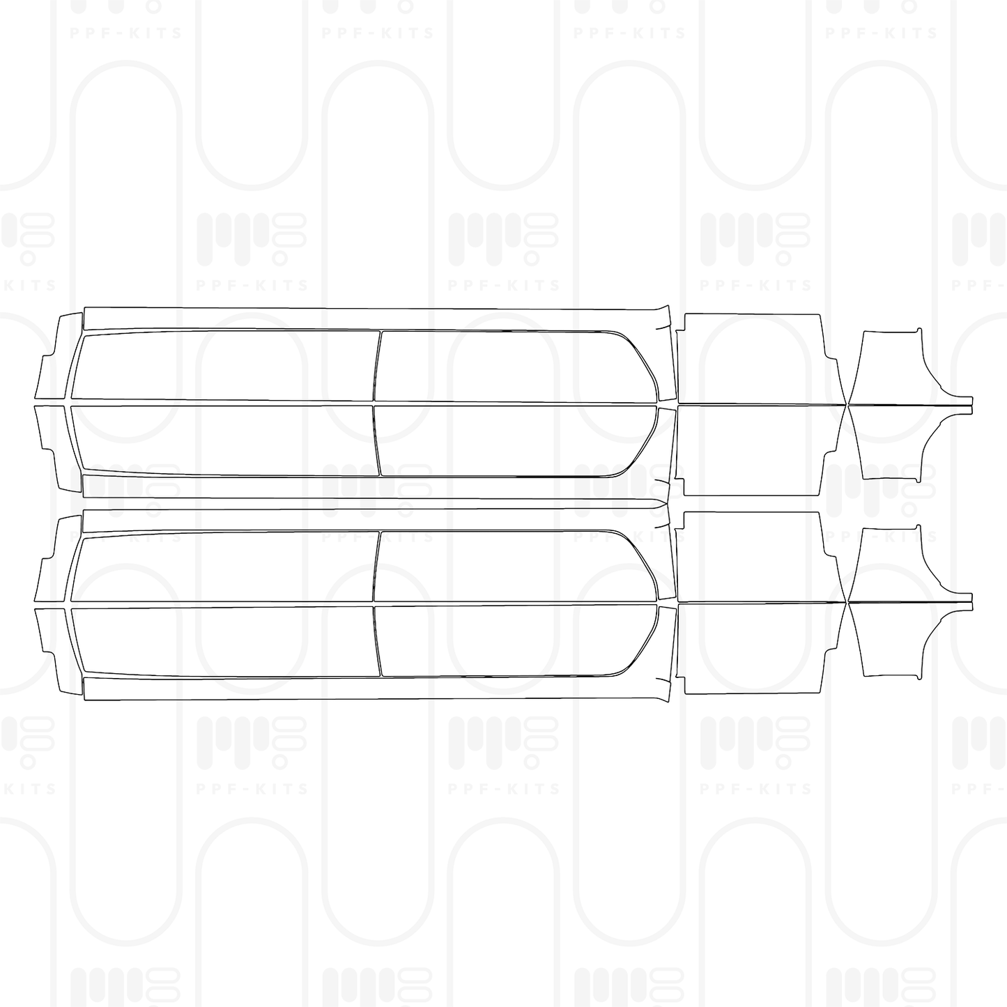 PPF prédécoupé Chevrolet Silverado 1500 RST 2026