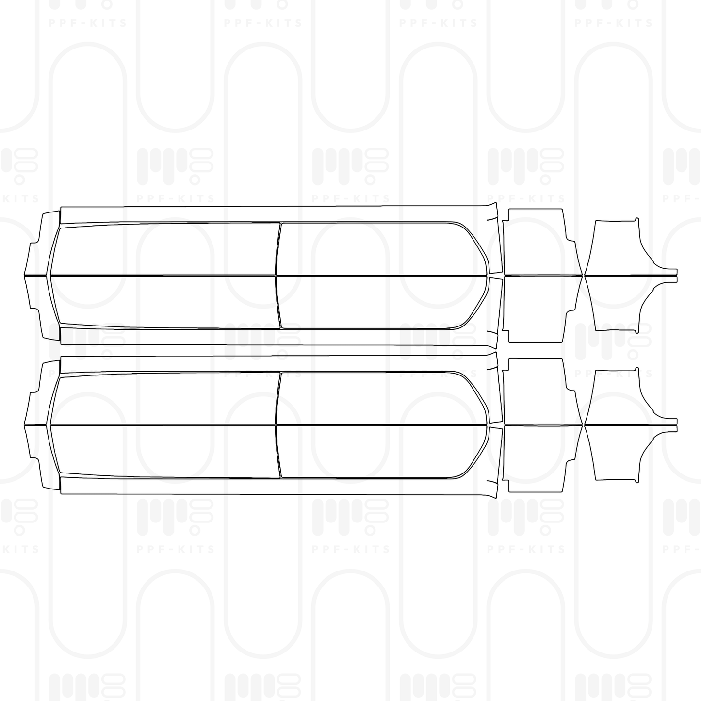 PPF prédécoupé Chevrolet Silverado 1500 RST 2026