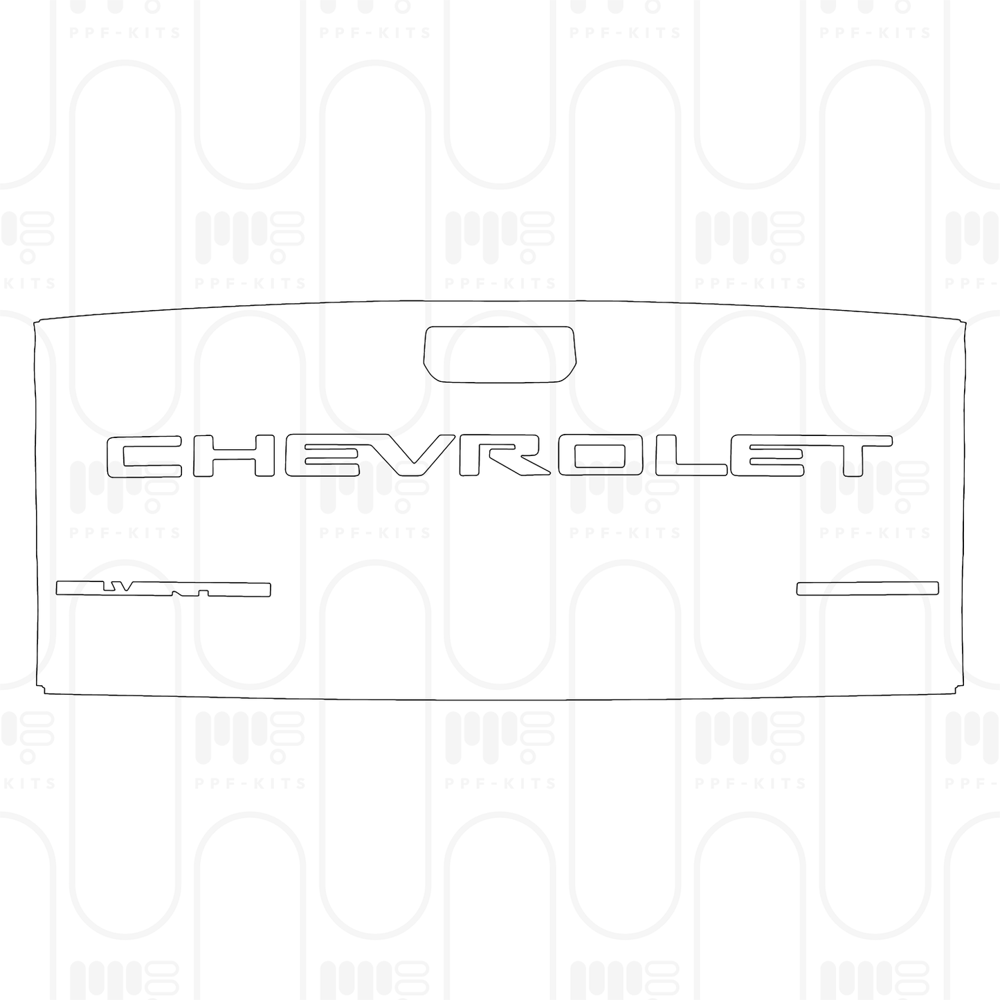 PPF prédécoupé Chevrolet Silverado 1500 Custom 2026