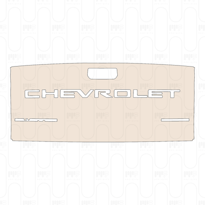 PPF prédécoupé Chevrolet Silverado 1500 Custom Trail Boss 2026